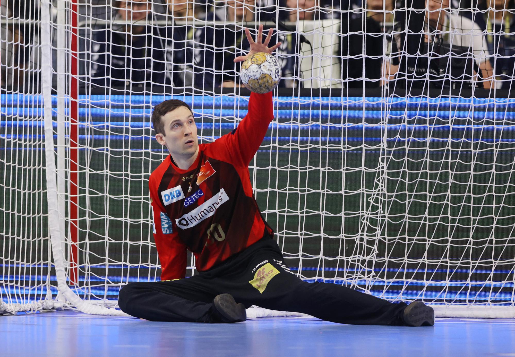 Handball - EHF FINAL4 Men's Handball Champions League Finals - Final - SC Magdeburg v Barlinek Industria Kielce - Lanxess Arena, Cologne, Germany - June 18, 2023 SC Magdeburg's Nikola Portner in action REUTERS/Thilo Schmuelgen