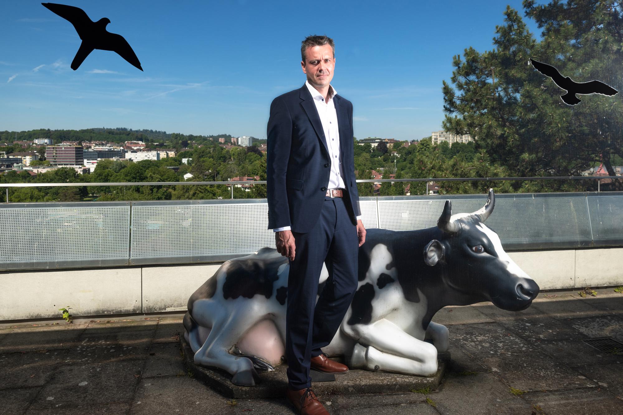 Boris Beuret est le premier Romand à présider la faîtière suisse des producteurs de lait.