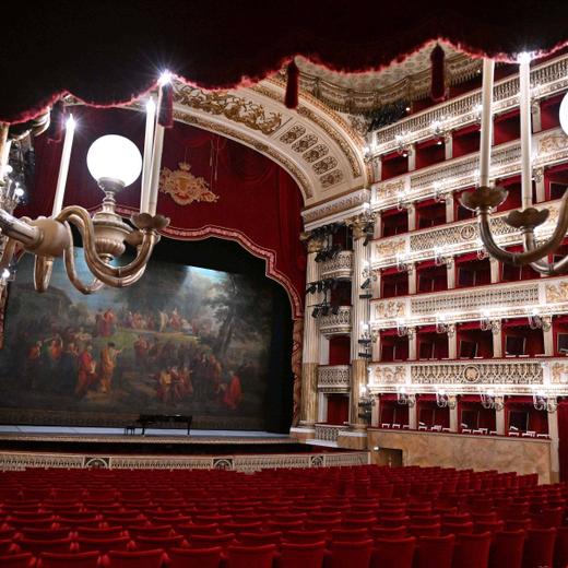 Foto IPP/Felice De Martino Napoli 03/04/2023 Presentazione dei lavori di restauro del Teatro di San Carlo Italy Photo Press World Copyright *** Photo IPP Felice De Martino Naples 03 04 2023 Presentation of restoration work at Teatro di San Carlo Italy Photo Press World Copyright PUBLICATIONxNOTxINxITAxFIN 0