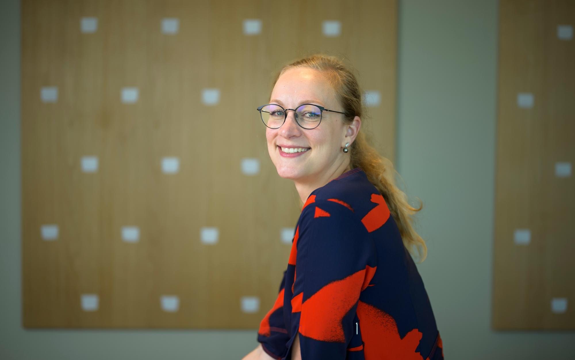 Marie-Laure Schaufelberger, responsable de la durabilité chez Pictet. Genève. 14.6.2023.