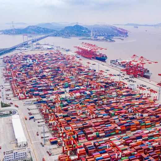 Le port de Shanghai.