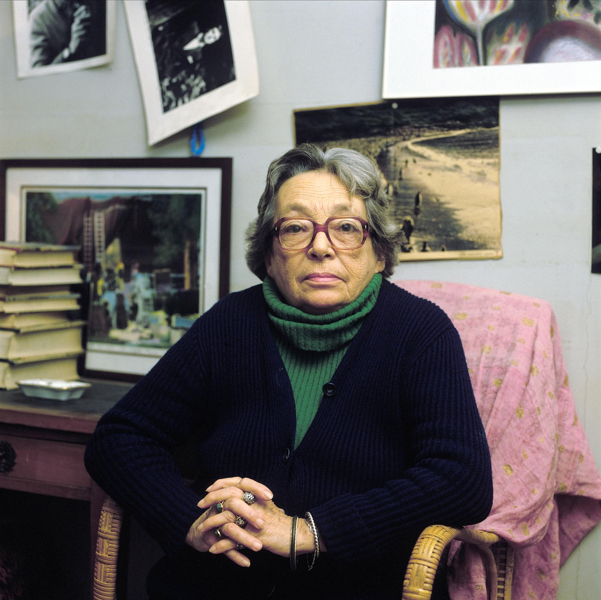 FRANCE - OCTOBER 01: Maruerite Duras (Archives) in France in October, 1984. (Photo by Louis MONIER/Gamma-Rapho via Getty Images)