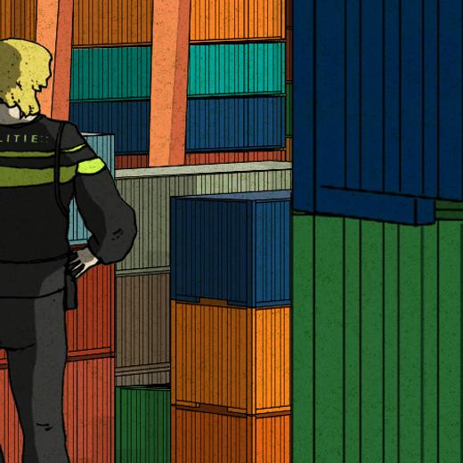 Romilda Schaaf, spécialiste de la drogue pour la police portuaire de Rotterdam