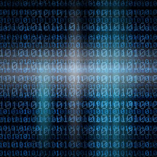 binary code background - digital information concept