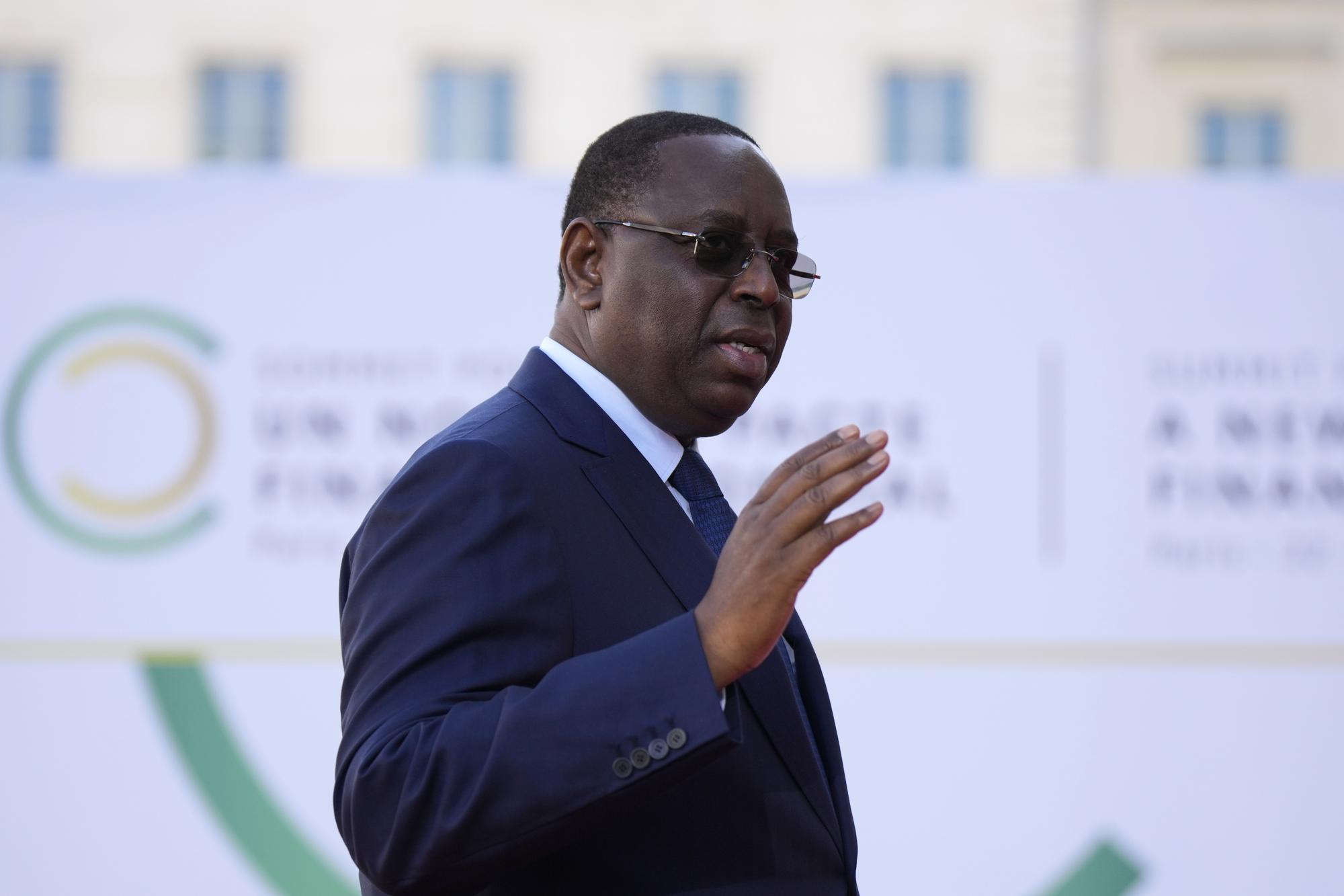 Le président du Sénégal Macky Sall