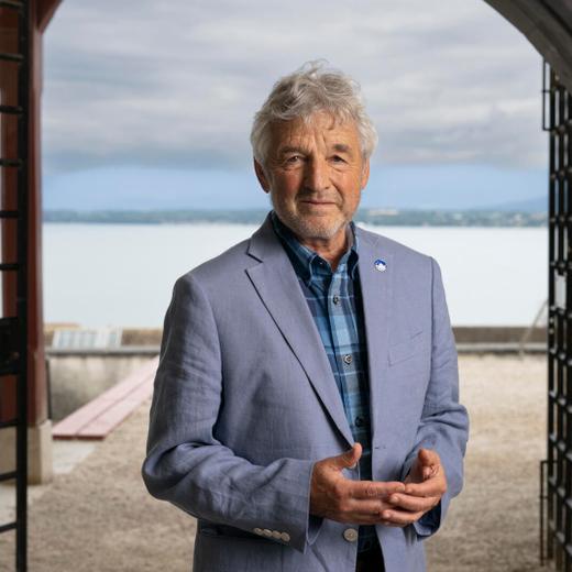 Daniel Rossellat, syndic de Nyon et fondateur du Paléo Festival. Nyon.30.6.2023.