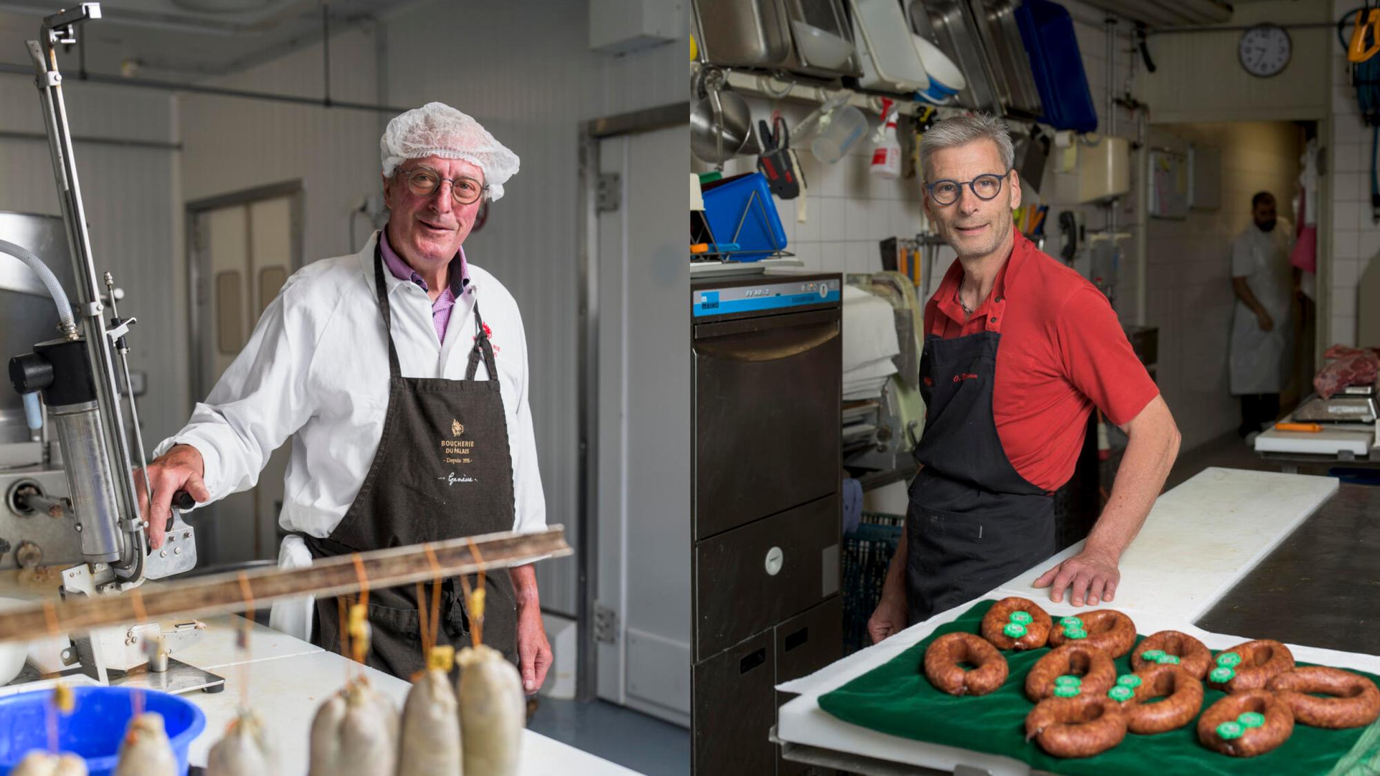 Le Genevois André Vidonne, à gauche, et le Vaudois Olivier Bühlmann, à droite.