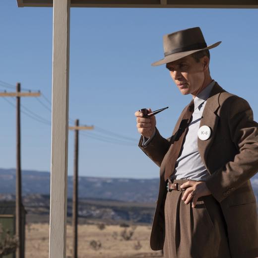 This image released by Universal Pictures shows Cillian Murphy in a scene from "Oppenheimer." (Universal Pictures via AP)