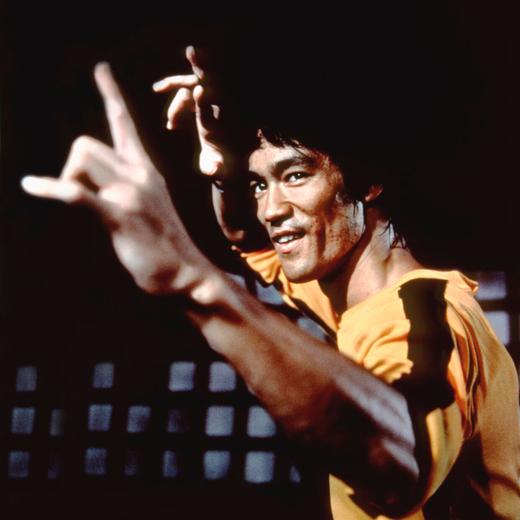 Chinese American martial artist and actor Bruce Lee on the set of Game of Death, written and directed by Robert Clouse. The film was released five years after Lee's death. (Photo by Concord Productions Inc./Golden Harvest Company/Sunset Boulevard/Corbis via Getty Images)