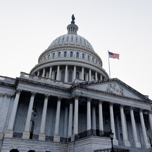 epa10752332 The US Capitol Building in Washington, DC, USA, 17 July 2023. Congress is expected to work on a dozen pieces of legislation in the next two weeks before leaving for a planned recess in August. EPA/MICHAEL REYNOLDS