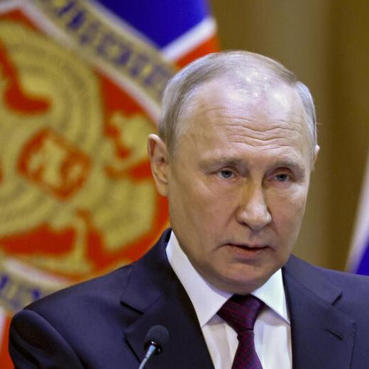 Vladimir Poutine, le président russe, le 28 février 2023 à Moscou.