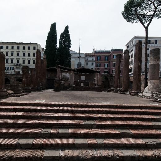 General views of the archaeological area of Largo Argentina one day before its reopening to the public after restoration on June 19, 2023 in Rome, Italy are being captured. (Photo by Andrea Ronchini/NurPhoto) (Photo by Andrea Ronchini, Ronchini / NurPhoto / NurPhoto via AFP)