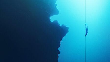 Un moment dans la descente de «The Deepest Breath».