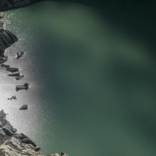 Le glacier du Rhône..les 2&3.8.2019. Eddy Mottaz / Le Temps