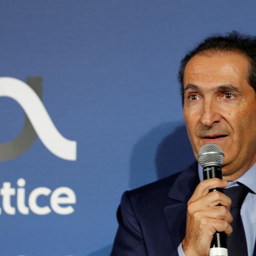 Patrick Drahi, homme d'affaires franco-israélien et fondateur de la société de télécommunications par câble et mobile Altice Group, à Paris en octobre 2018. REUTERS/Philippe Wojazer/File Photo