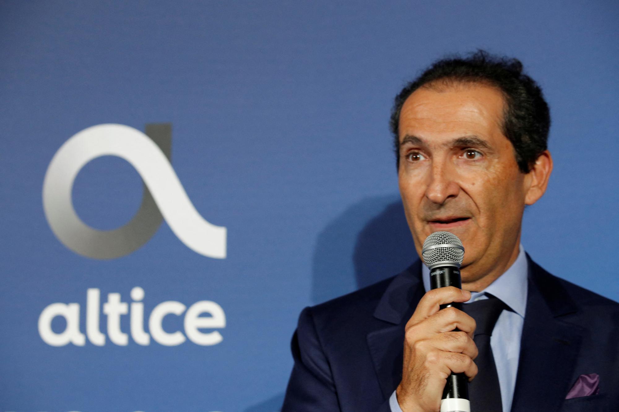 Patrick Drahi, homme d'affaires franco-israélien et fondateur de la société de télécommunications par câble et mobile Altice Group, à Paris en octobre 2018. REUTERS/Philippe Wojazer/File Photo