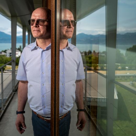 Franco Taroni, professeur de stylométrie. Ecole des sciences criminelles, Université de Lausanne, Suisse, le 27 juin 2023.