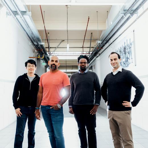 MosaicML's founding team of Hanlin Tang, Naveen Rao, Dr. Michael Carbin and Jonathan Frankle are pictured in this undated handout photo provided on October 13, 2021. Courtesy of MosaicML/Handout via REUTERS THIS IMAGE HAS BEEN SUPPLIED BY A THIRD PARTY
