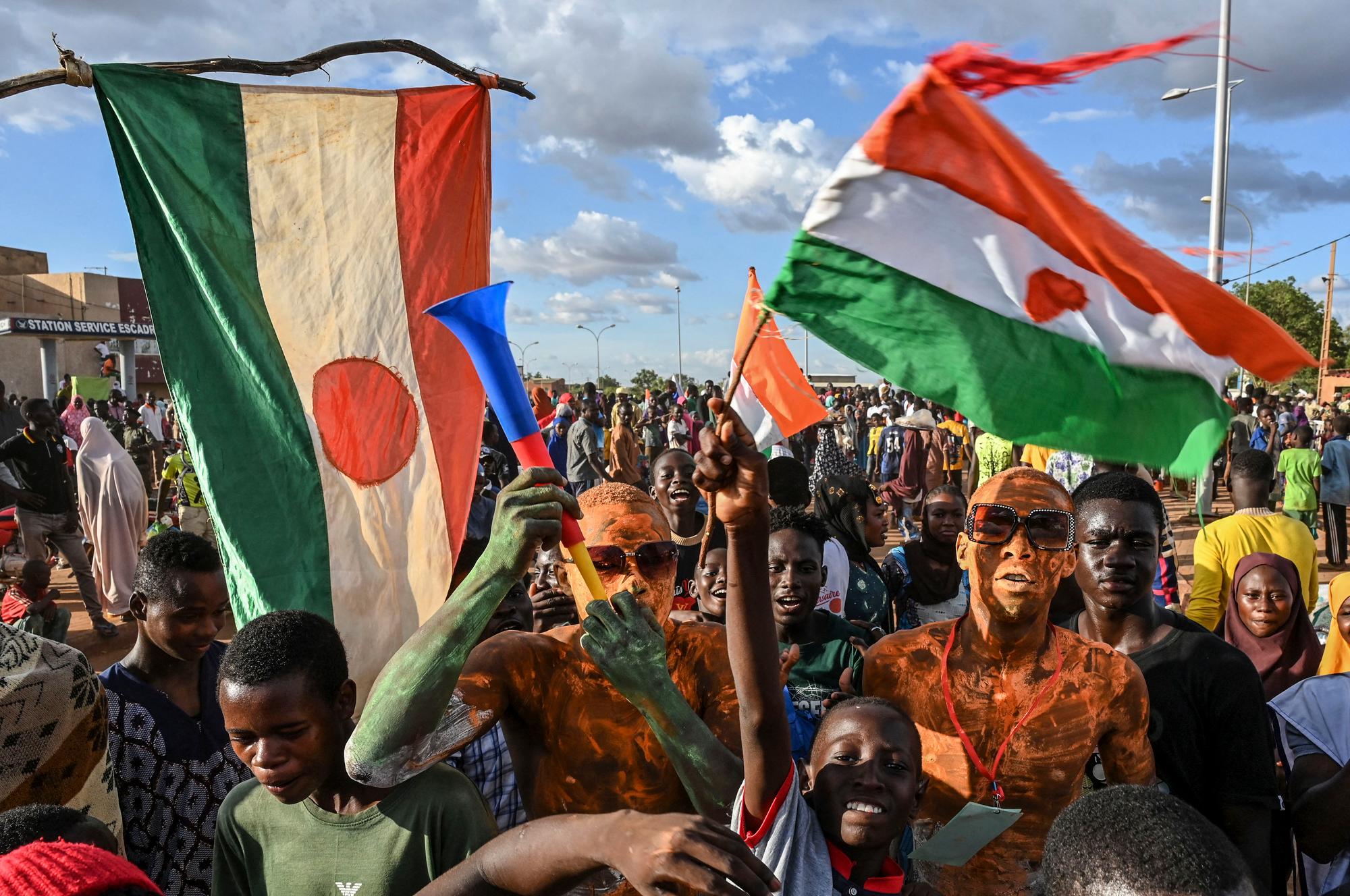 Manifestation antifrançaise dans Niamey