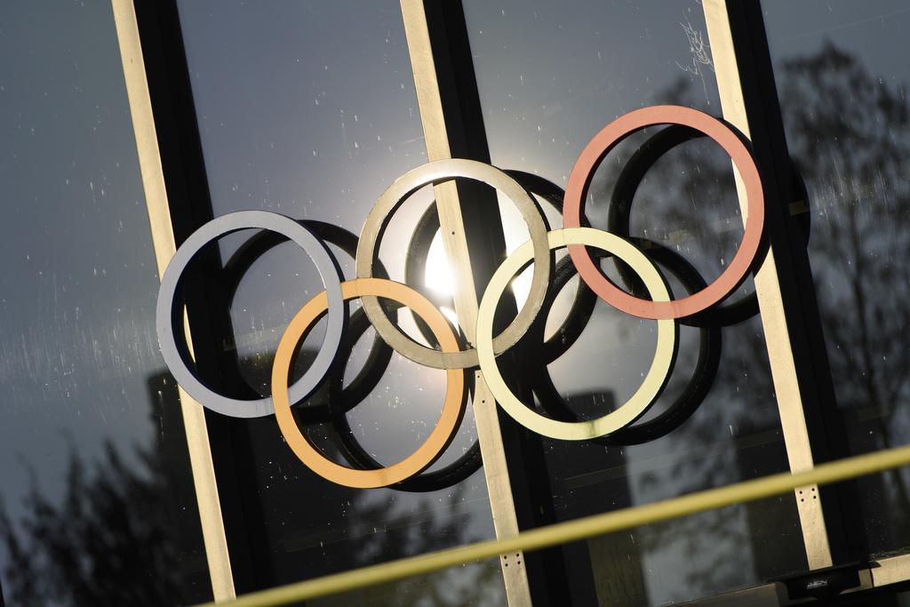 The Olympic Rings of the International Olympic Committee (IOC) are pictured over the entrance of the Olympic Museum in Lausanne, Switzerland, on Wednesday, December 7, 2016. (KEYSTONE/Laurent Gillieron)