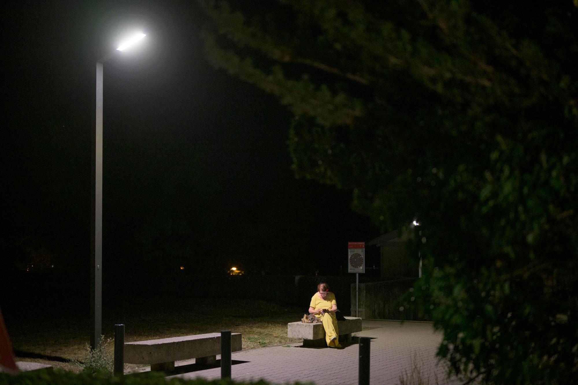 Une nuit avec une patrouille de la police de proximité genevoise dans le quartier du Lignon. Le 17.8.2023