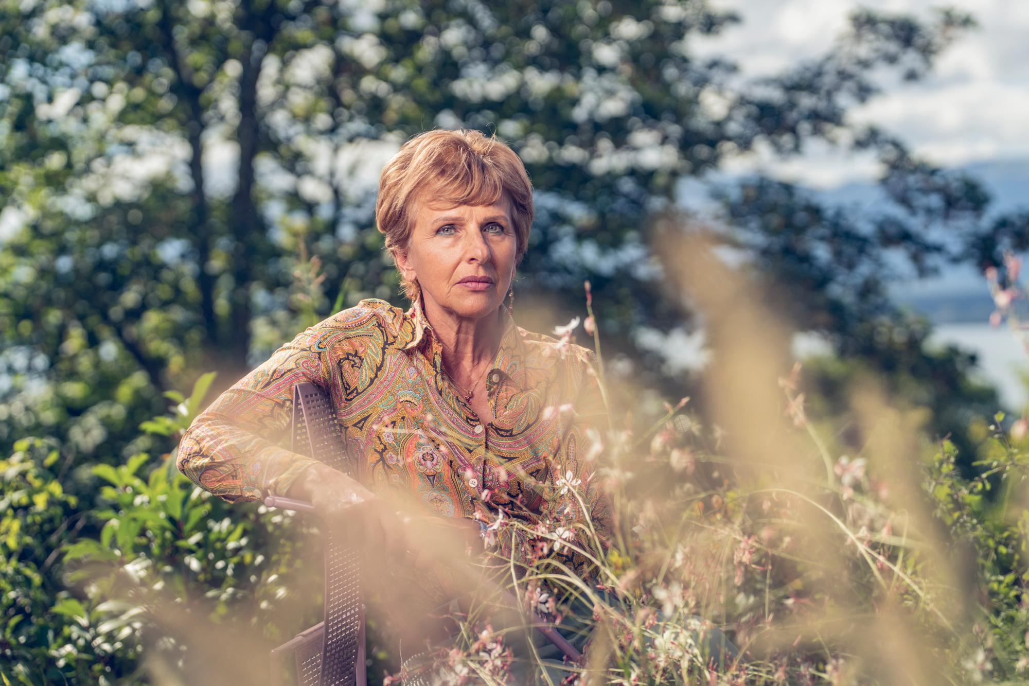 Fabienne Proz Jeanneret, ex-juge des mineurs. Hermance-GE, le 10.09.2023 © David Wagnières