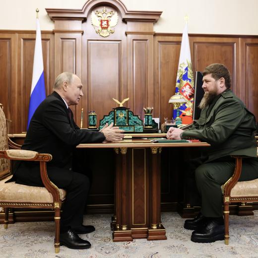 Vladimir Poutine et Ramzan Kadyrov