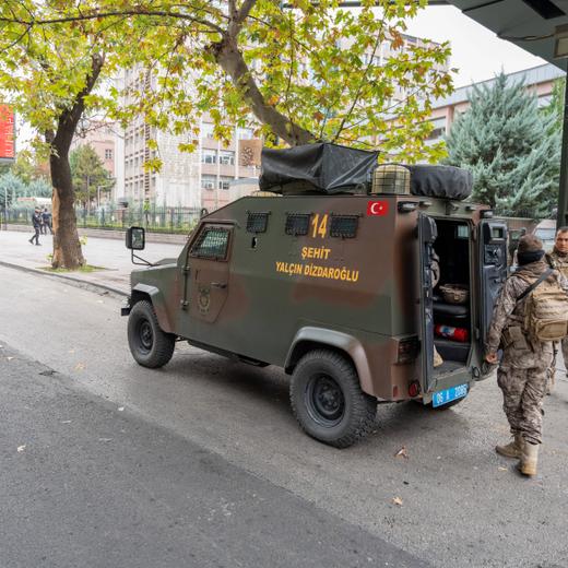 Des forces spéciales à Ankara après un attentat le 1er octobre 2023.
