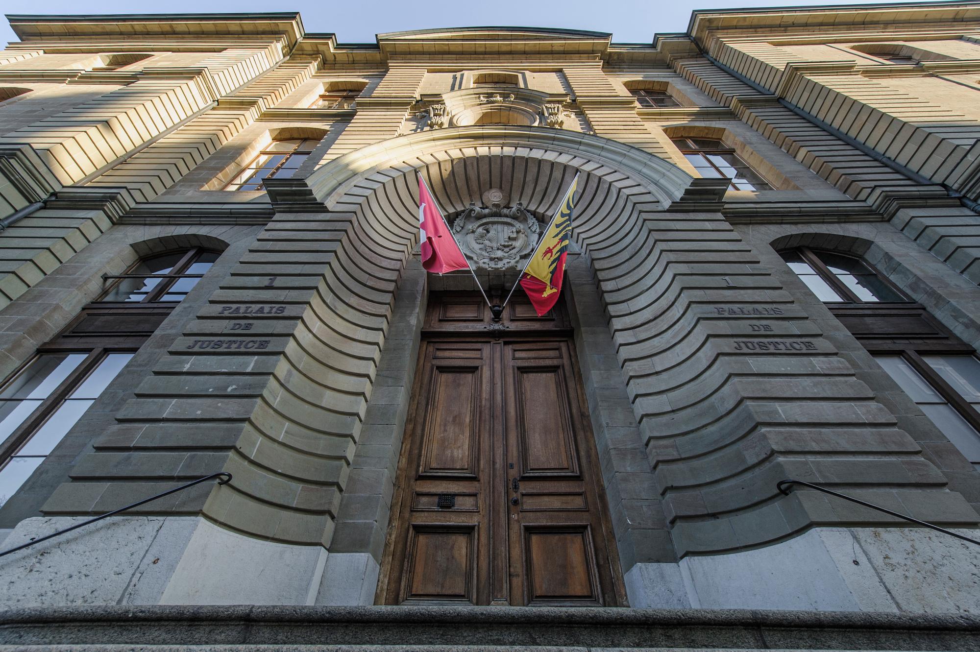 Le Palais de Justice de Genève. 11.2.2023. Eddy Mottaz / Le Temps
