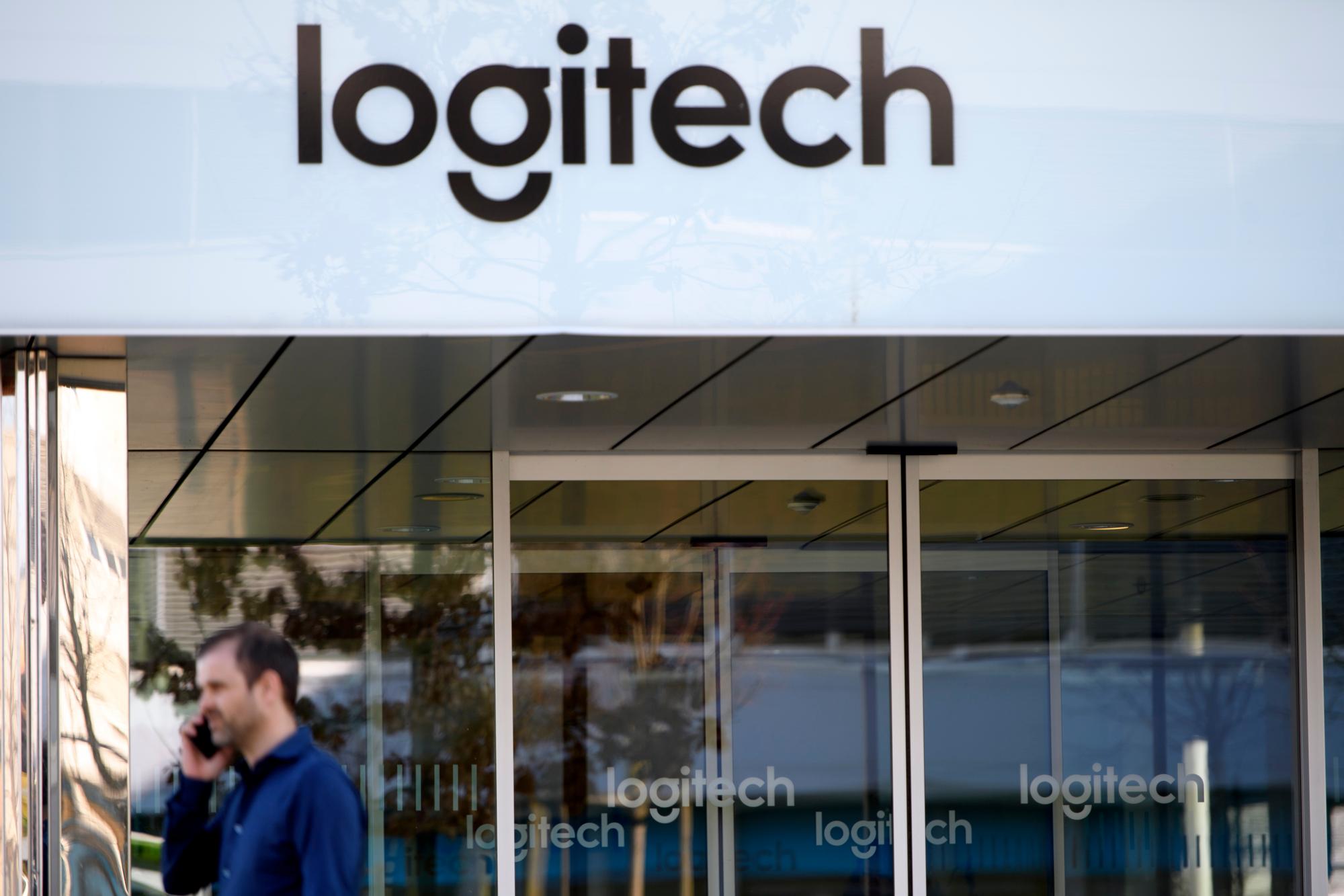 The logo of Swiss computer accessories manufacturer Logitech is pictured on the headquarter, the Logitech Daniel Borel Innovation Center, at the EPFL Innovation Park, in Lausanne, Switzerland, Tuesday, March 14, 2017.(KEYSTONE/Laurent Gillieron)