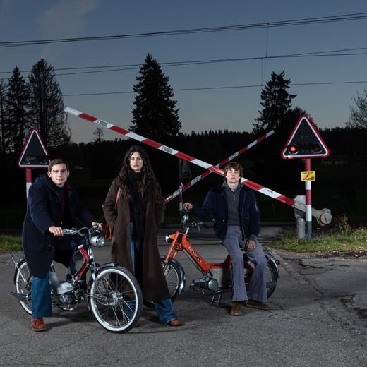 Arcadi Radeff (Joe), Fotinì Peluso (Chiara) et Marinel Mittempergher (Lulu)