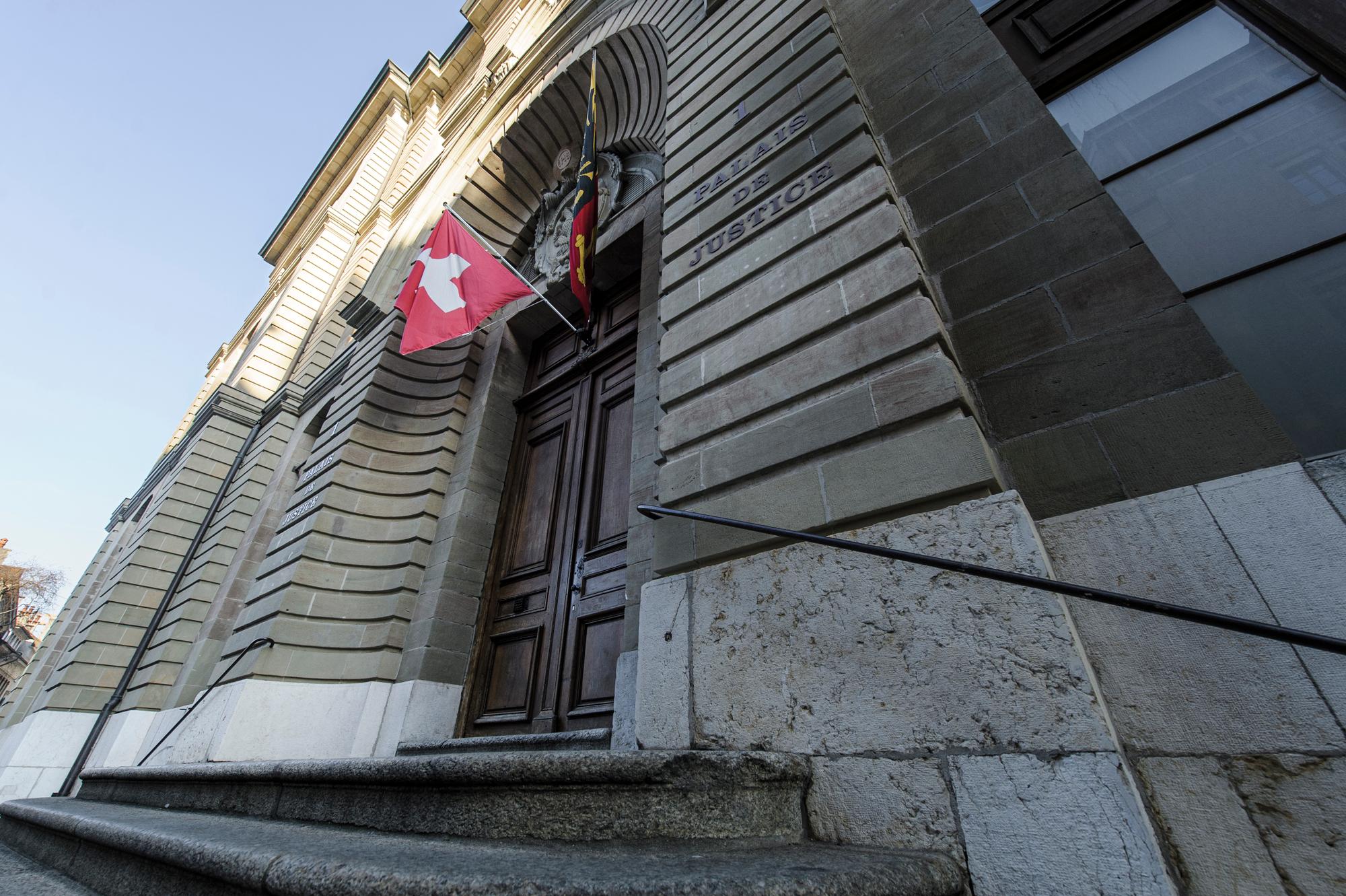 Le Palais de Justice de Genève. 11.2.2023. Eddy Mottaz / Le Temps