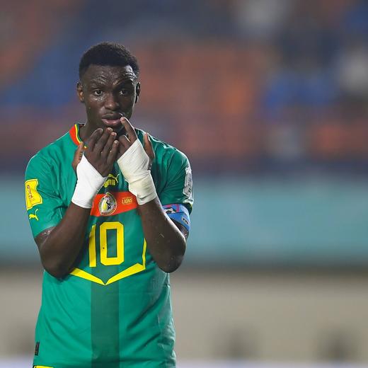 RECORD DATE NOT STATED FIFA U-17 World Cup Indonesia 2023 Argentina 0-2 Senegal Amara Diouf of Senegal during the game Argentina vs Senegal, corresponding to Group D of the FIFA U-17 World Cup Indonesia 2023, at Si Jalak Harupat Stadium, on November 11, 2023. brbr Amara Diouf de Senegal durante el partido Argentina vs Senegal, correspondiente al Grupo D de la Copa Mundial de la FIFA Sub-17 Indonesia 2023, en el Estadio Si Jalak Harupat Stadium, el 11 de Noviembre de 2023. BANDUNG INDONESIA INDONESIA PUBLICATIONxNOTxINxMEXxCHNxRUS Copyright: xAdrianxMaciasx 20231111074827_FWC_U17_GD_ARG_SEN_DIOUF51