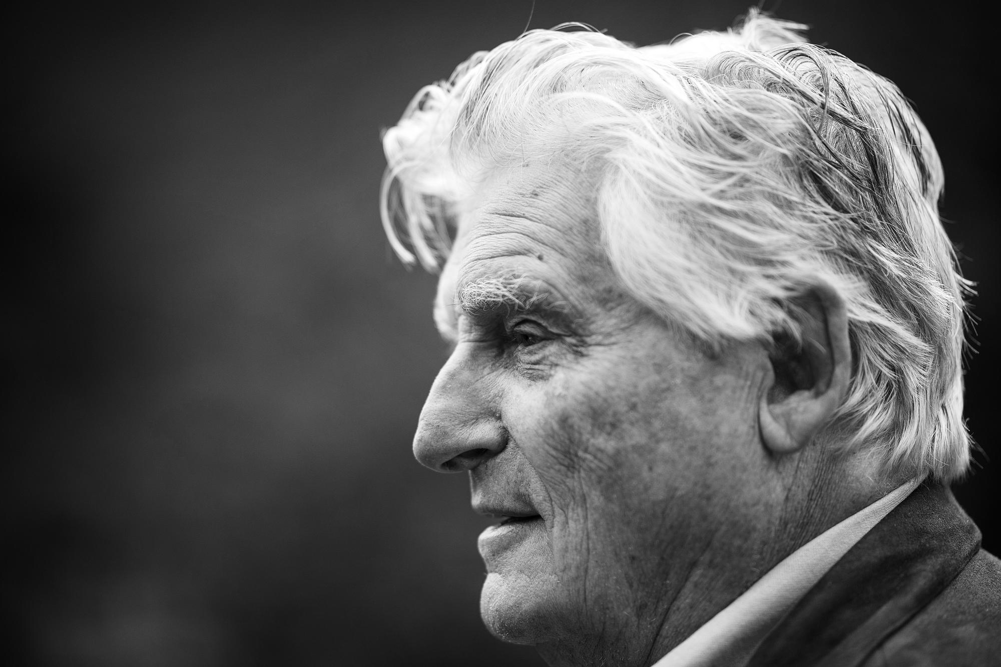 Léonard Gianadda le mercredi 18 septembre 2019, présentant la nouvelle Fondation Léonard Gianadda.