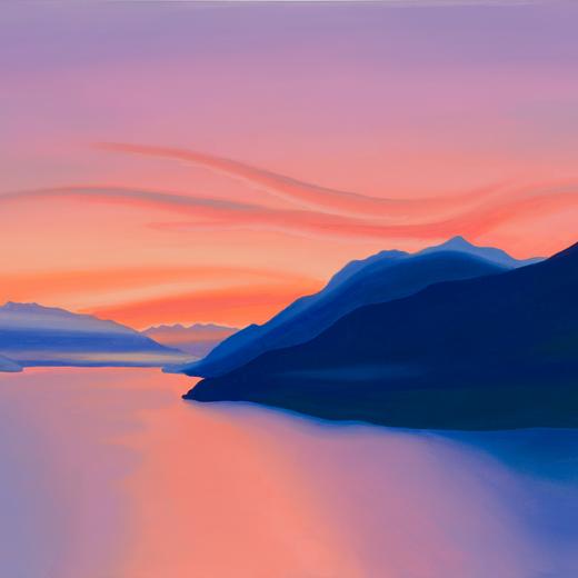 Thomas Huber  14.10.19  2021  Huile sur toile  Collection privée, Genève  Photo Winfried Mateyka © Thomas Huber &  Skopia / P.-H. Jaccaud / 2023, Pro Litteris,  Zurich via SP , MASI, Lugano.