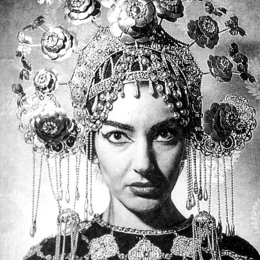 Maria callas, turandot, 1950. (Photo by: Marka/Universal Images Group via Getty Images)