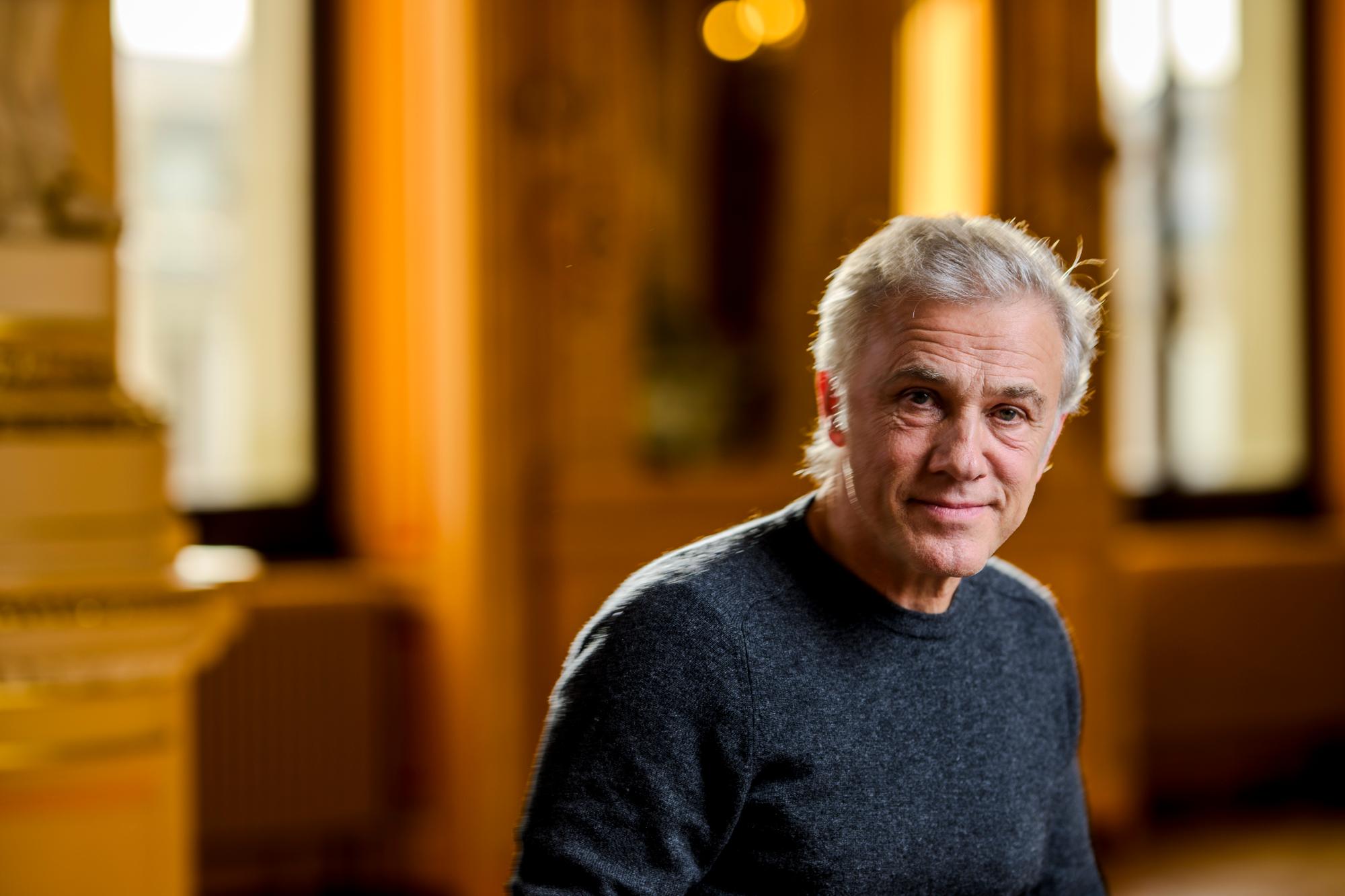 Christpph Waltz, acteur, met en scène l'opéra "Le Chevalier à la rose" GTG. Genève. 7.12.2023. Eddy Mottaz / Le Temps