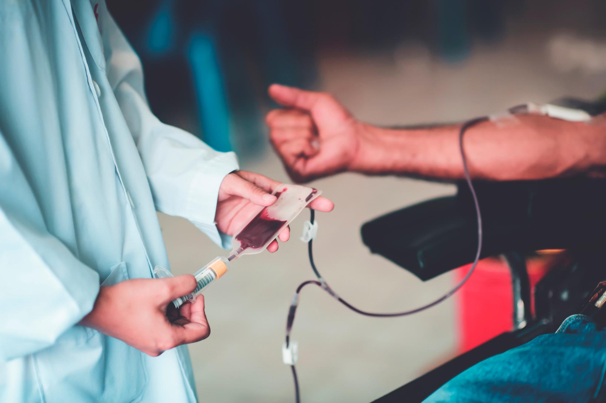 Blood donation, blood donation to blood bank