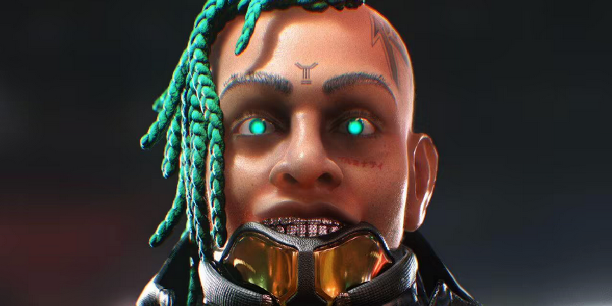 Le rappeur entièrement virtuel FN Meka. (DR)