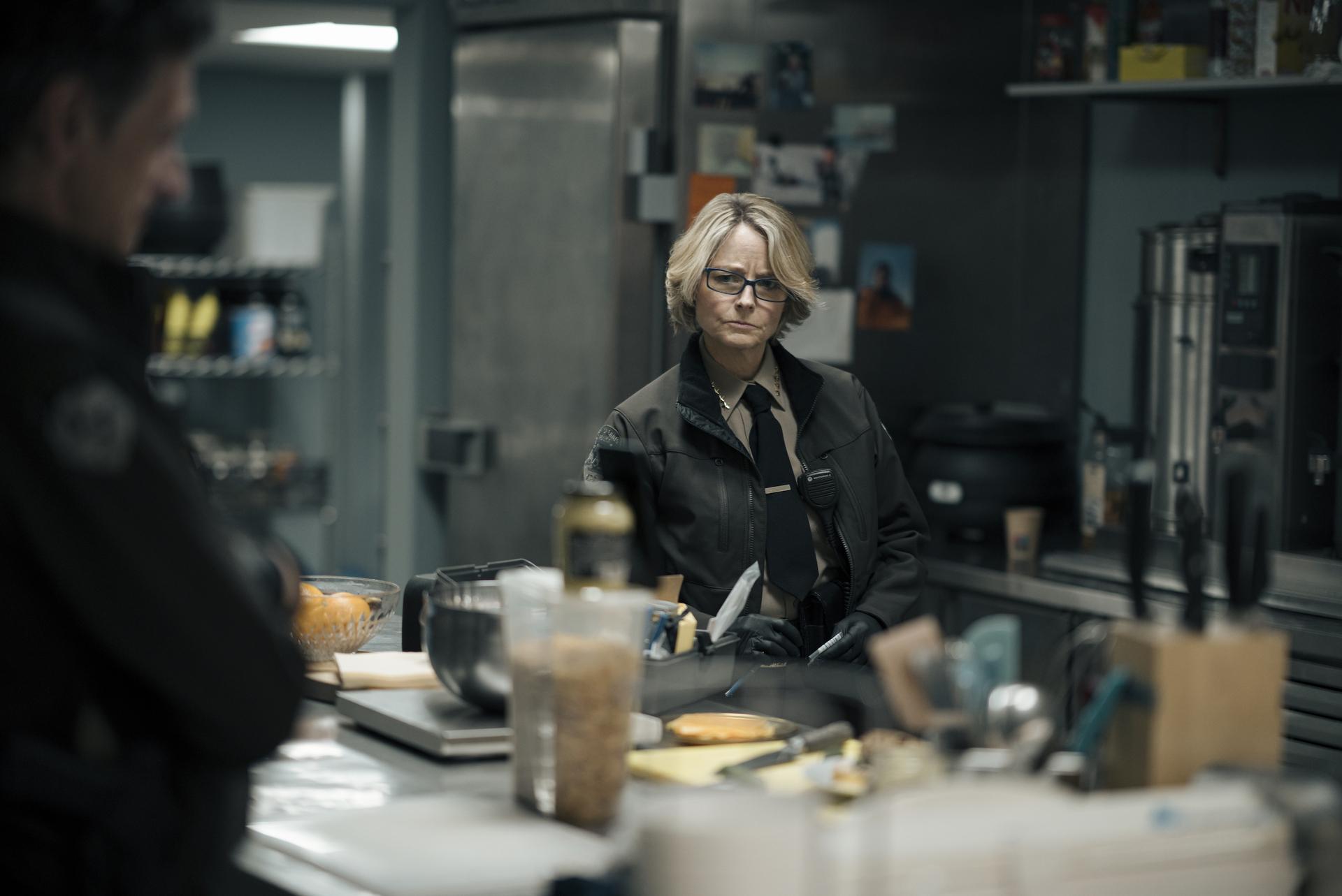This image released by HBO shows Jodie Foster in a scene from "True Detective: Night Country." (HBO via AP)