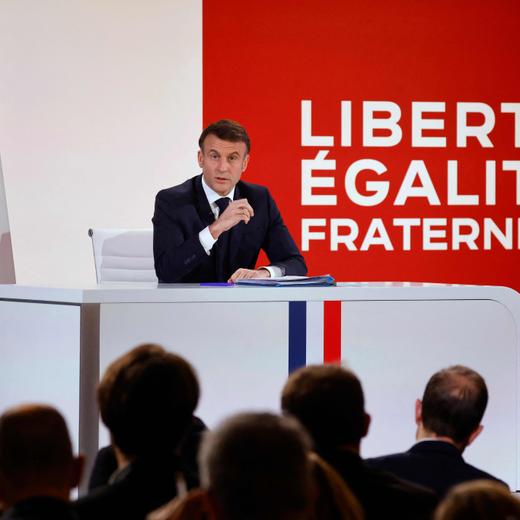 Emmanuel Macron ce mardi soir.