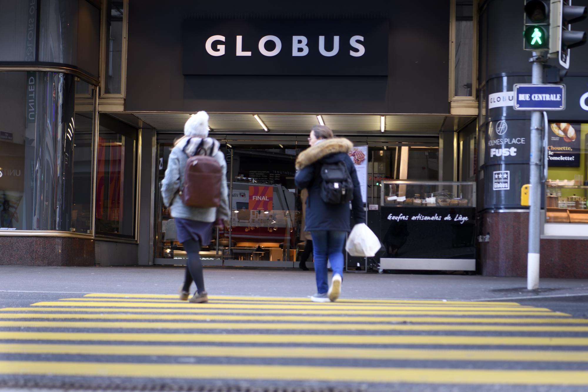 Le magasin Globus, le 4 février 2020 à Lausanne.