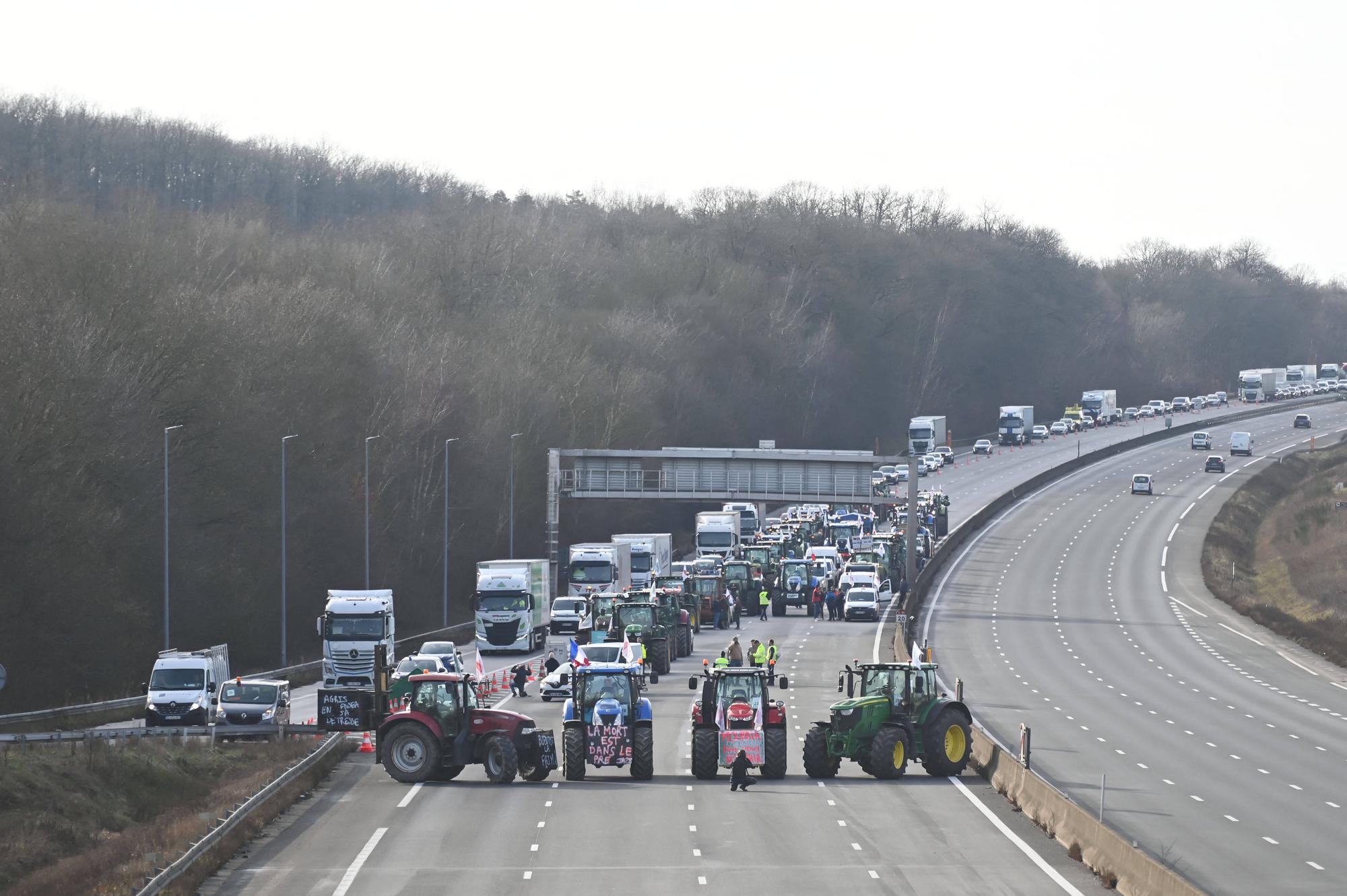 Blocage sur l'A6 ce lundi.