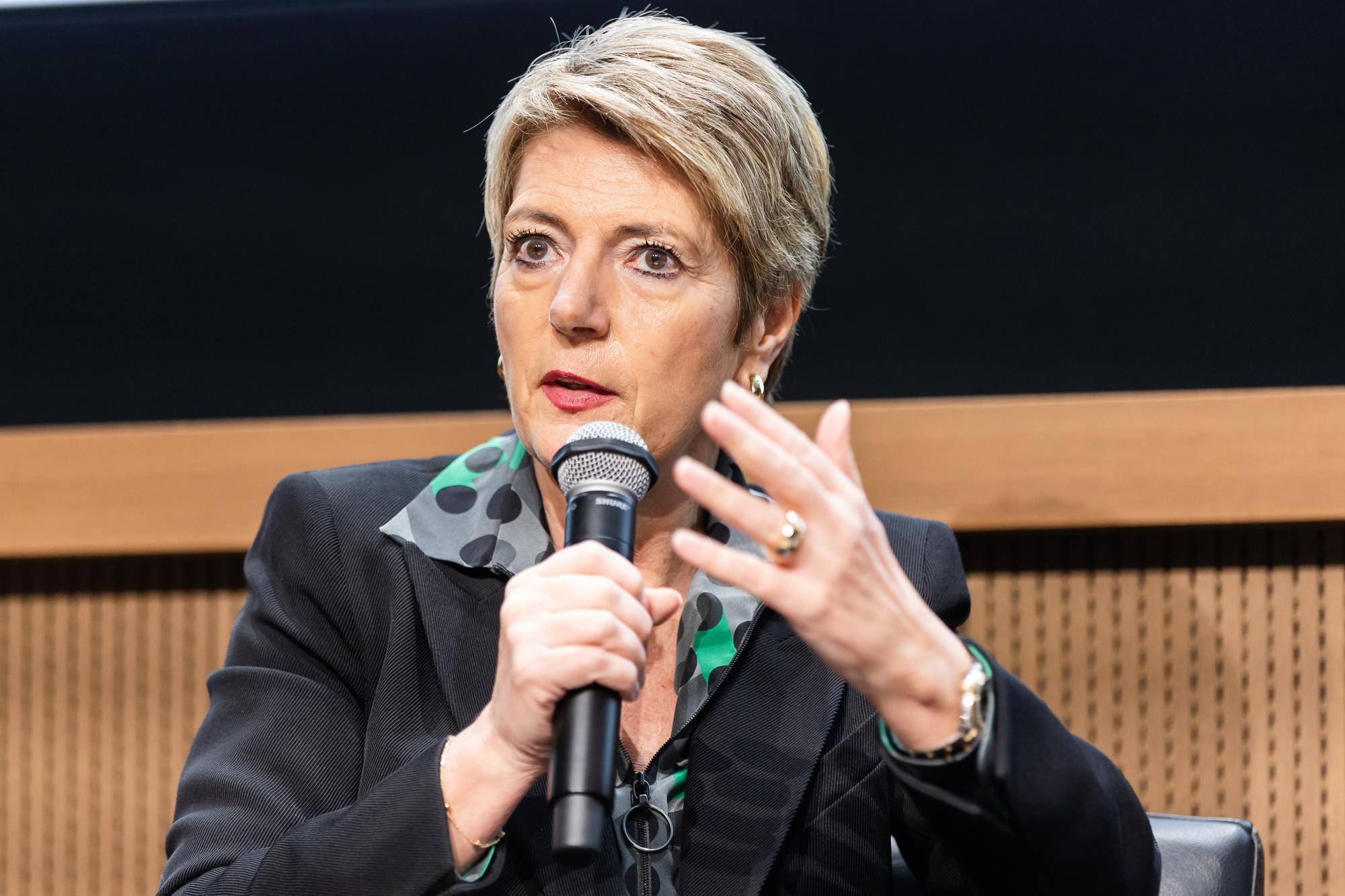 La 8eme edition du Forum Horizon organise ce jeudi 1 fevrier 2024 a l'IMD de Lausanne. (Cyril Zingaro pour Le Temps)