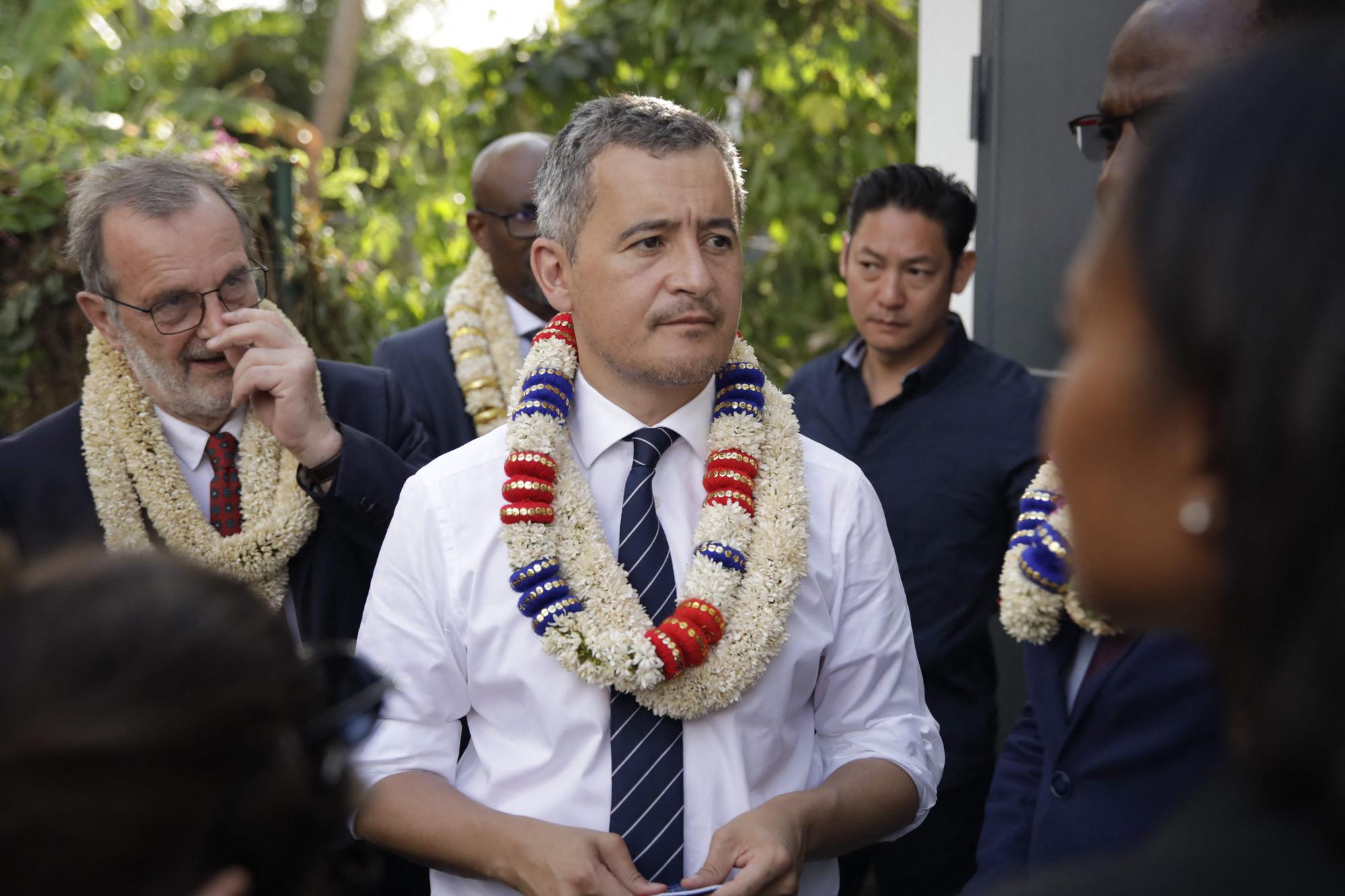 Gérald Darmanin à Mayotte en 2023.