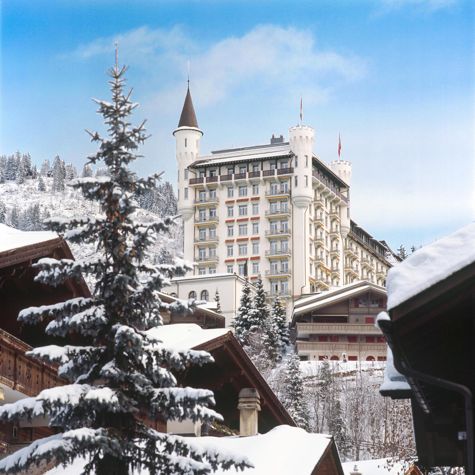 Gstaad Palace im Winter