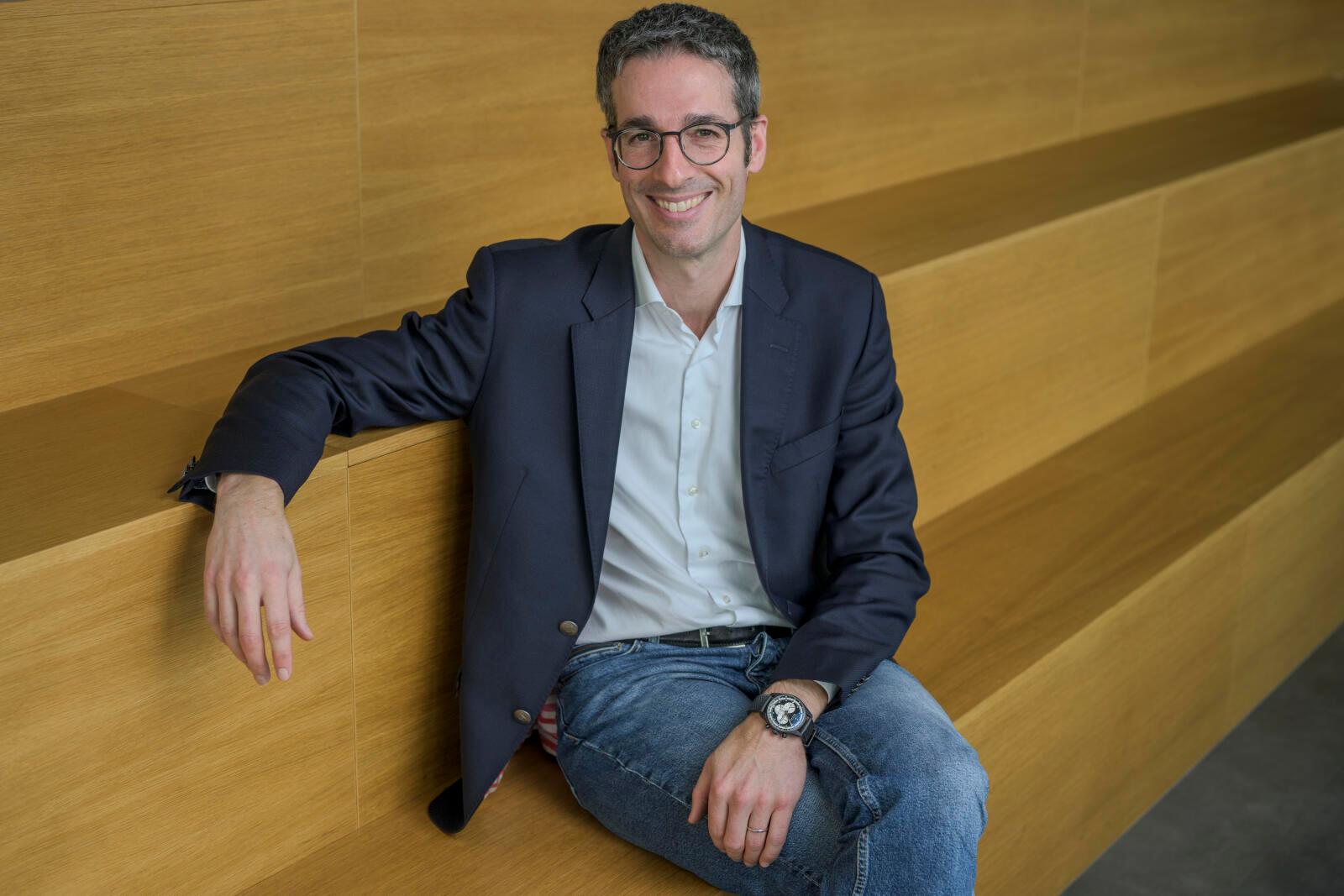 Julian Reymond, directeur général de Realstone.. Lausanne. 19.2.2024. Eddy Mottaz / Le Temps