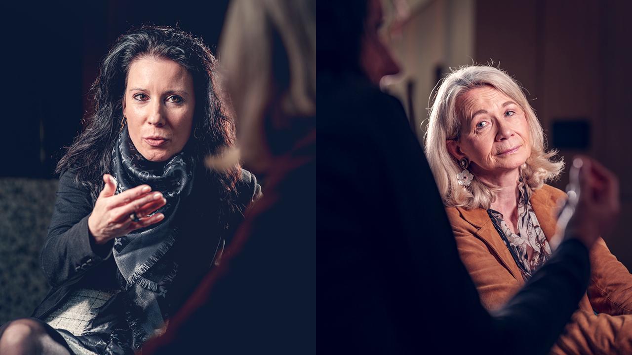 Sylvie Descloux, cofondatrice du concept Work@firstsight, et Martine Gauderon Alec, cofondatrice du cabinet de recrutement Alec Allan et Associés